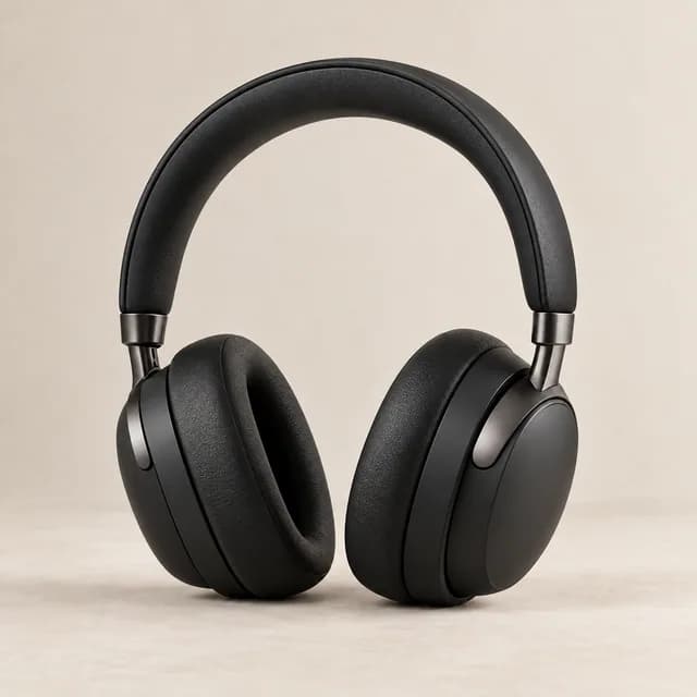 Casque audio sans fil noir